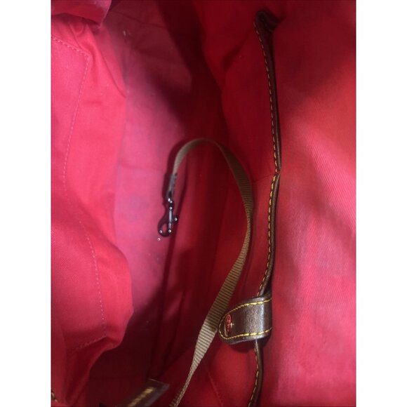 Dooney & Bourke Samba Hobo Bag Saddle Carmel Brown Pebble Leather Bag Purse Lock - Picture 15 of 16